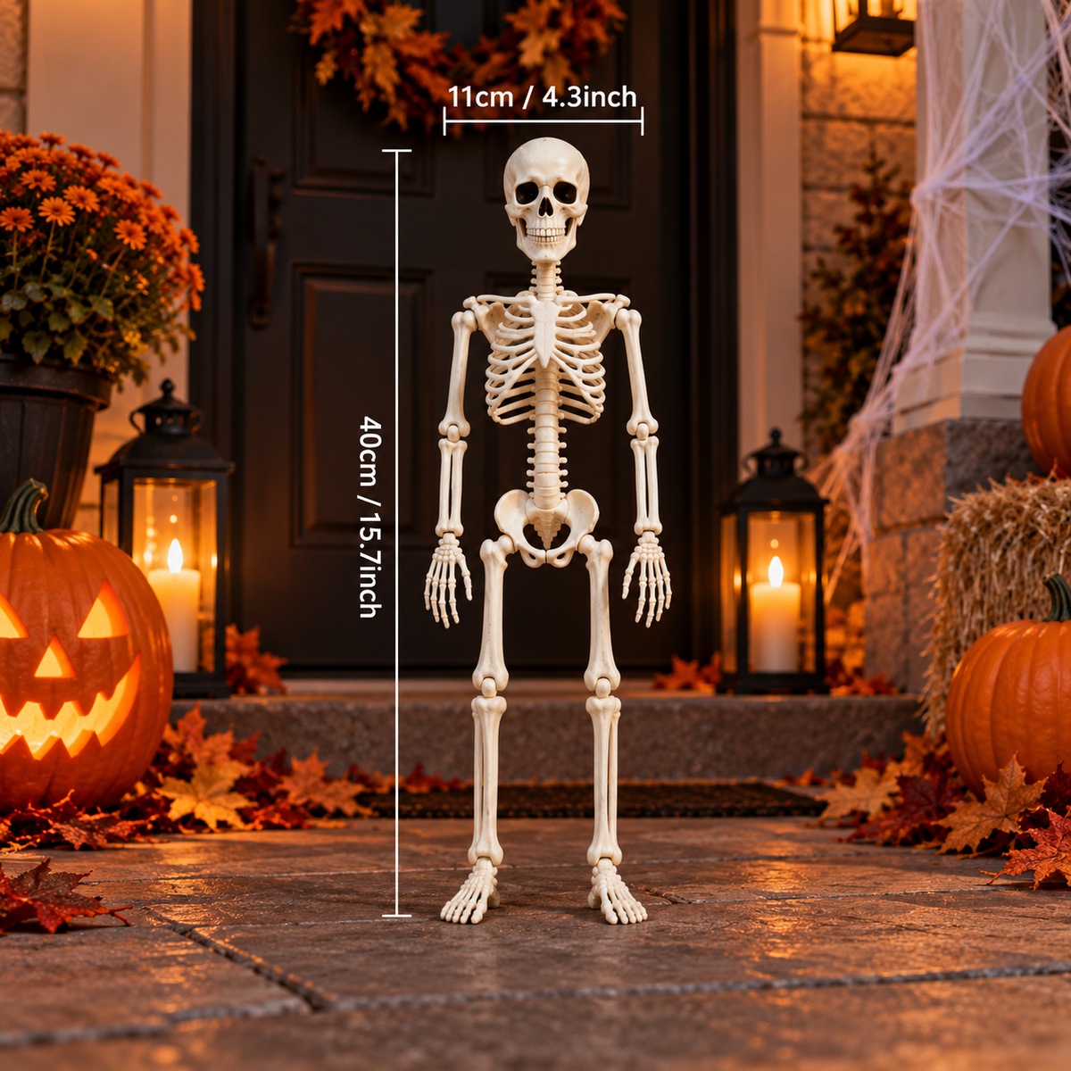 Halloween Humanoid Skeleton Decoration