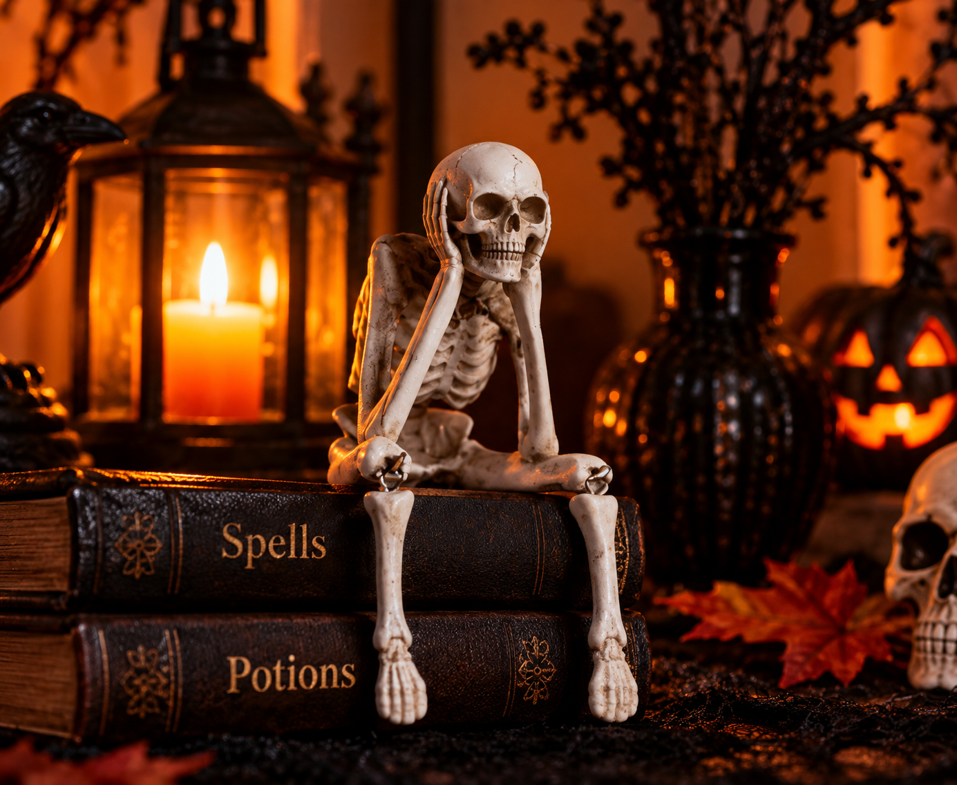 Halloween Decor Indoor Skeleton Figures
