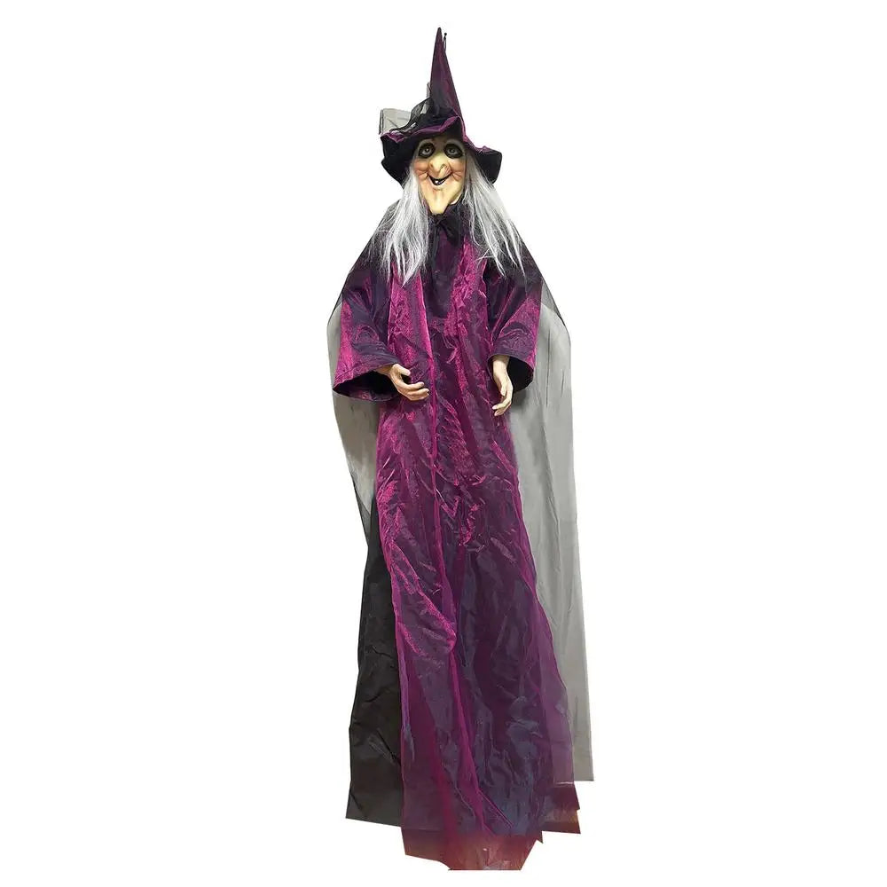 Halloween Witch Sound Activated Screaming Prop