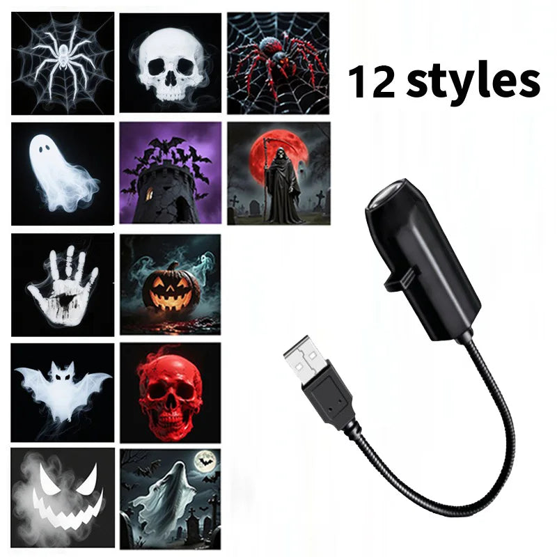 Halloween Flexible USB Projection Light