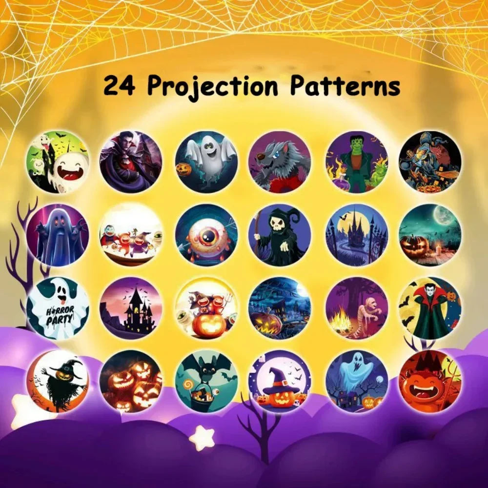 Halloween Projection Flashlight Kids Toy