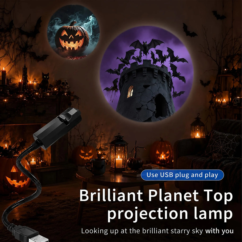 Halloween Flexible USB Projection Light