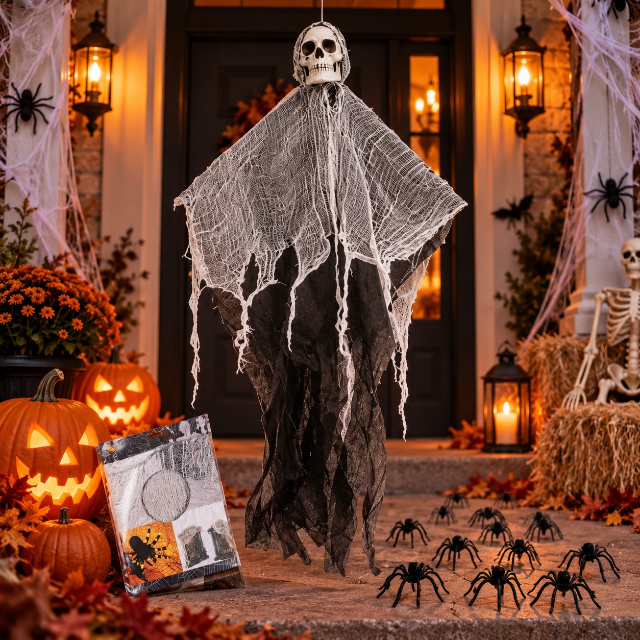 Horror Skeleton Halloween Decoration